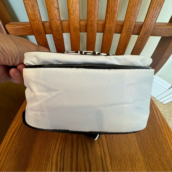 Adidas Santiago Mini Backpack White Black Adjustable Strap Handle Pockets - Picture 9 of 15